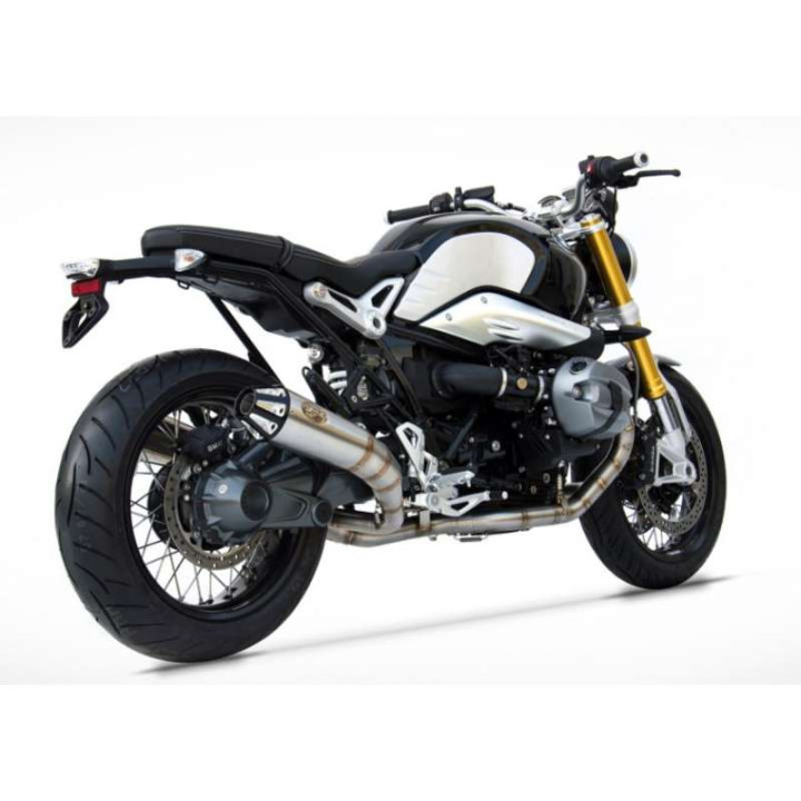 Approved mufflers (x2) Zard INOX BMW R NINE T 14-16