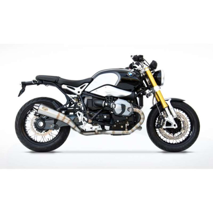 Approved mufflers (x2) Zard INOX BMW R NINE T 14-16