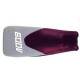 Saddle cover Bagster (2004F) Gris Clair/Aubergine/Letters Blanches Honda TRANSALP XL600V 93