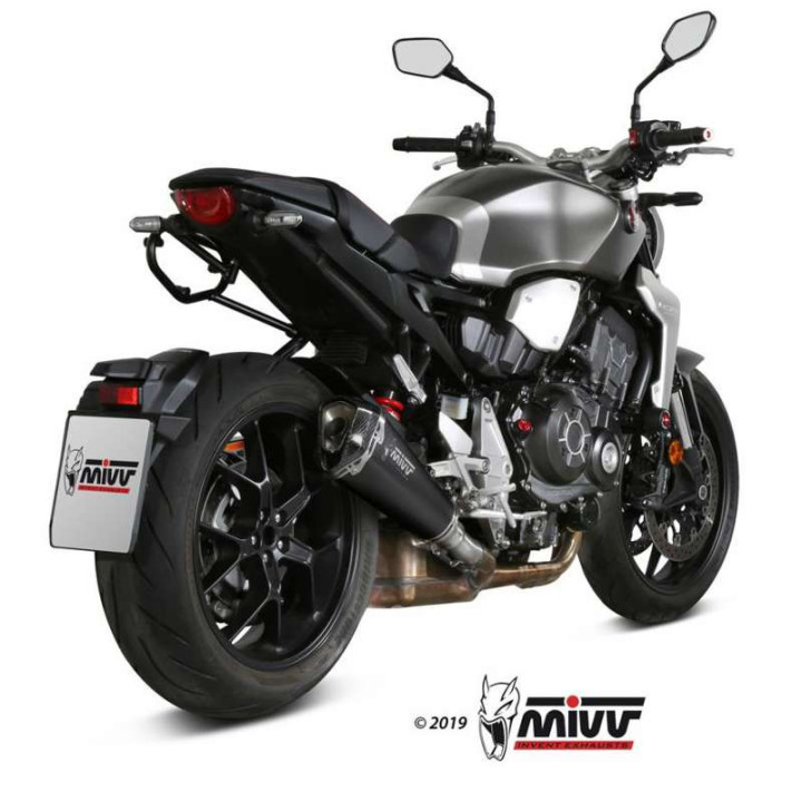 Silencieux homologué Mivv DELTA RACE Inox noir (H.068.LDRB) Honda CB1000R NEO SPORTS CAFÉ