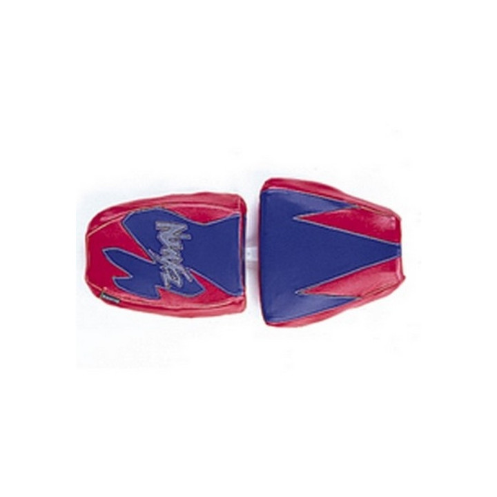 Housse de selle Bagster (2047A) Violet Fonce/Rouge/Lettres Anthracite Kawasaki ZX6 R 95