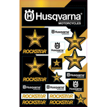 D'COR HUSQVARNA RACING sticker sheet
