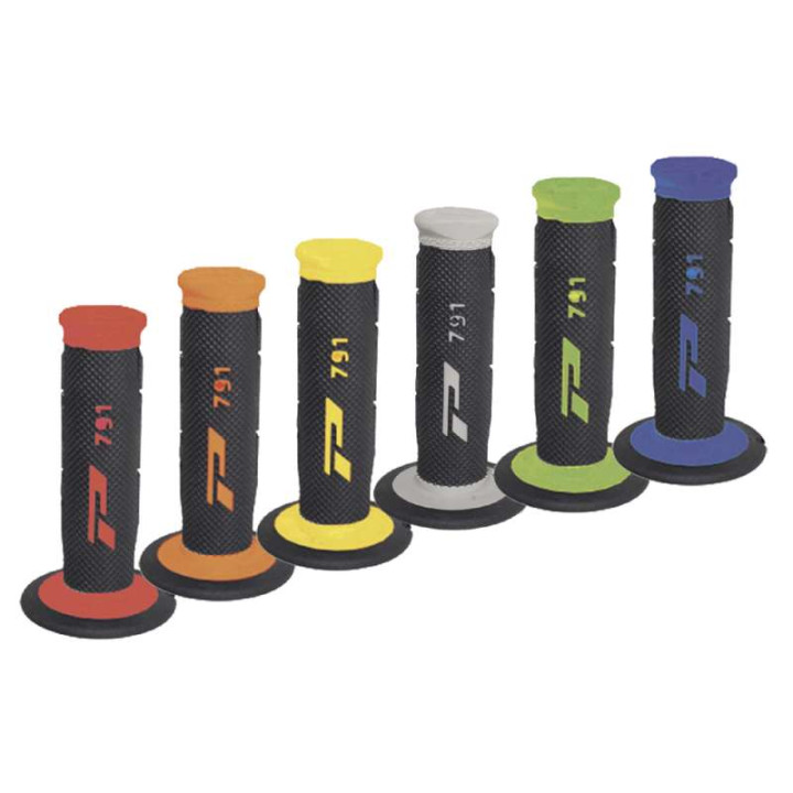 Poignées moto cross ProGrip 791 (Base coloré)