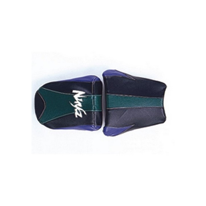 Housse de selle Bagster (2034C) Vert Foret/Noir/Violet Fonce/Lettres Blanches Kawasaki ZX9 R NINJA 97