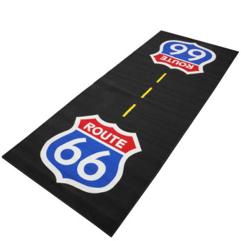 Tapis de paddock BikeTEK CUSTOM ROUTE 66 250x100cm