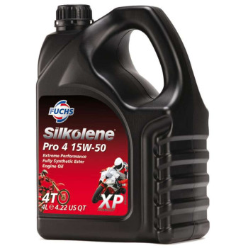Huile moteur Silkolene PRO 4 15W50 XP 4 litres Huile moteur Silkolene PRO 4 15W50 XP 4 litres