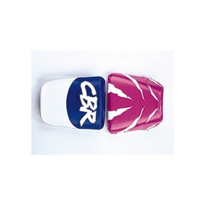 Saddle cover Bagster (2008F) Blanc/Violet Fonce/Fuchsia/Letters Blanches Honda CBR900 93 Saddle cover Bagster (2008F) Blanc/Violet Fonce/Fuchsia/Letters Blanches Honda CBR900 93