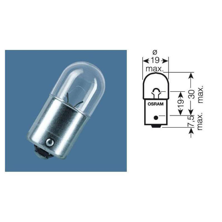 Ampoule clignotant OSRAM R10W BA15S