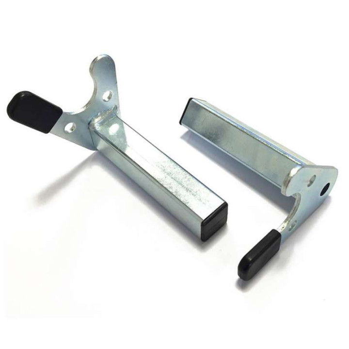 V steel brackets for Bihr rear stand