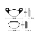 Plaquettes de frein organique BENDIX MA184