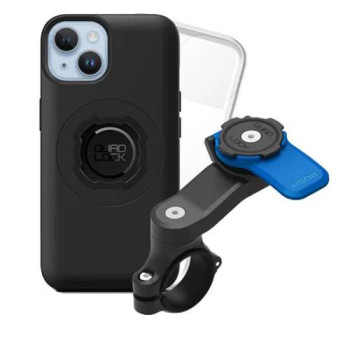 Pack Quad Lock Handlebar Mount + coque MAG iPhone 14 Pro Max + protection pluie Pack Quad Lock Handlebar Mount + coque MAG iPhone 14 Pro Max + protection pluie