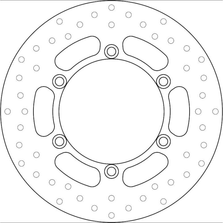 Brembo Oro Series front brake disc 68B407E6 YAMAHA X-CITY 125 08- and X-CITY 250 07-