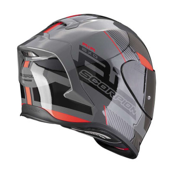 Casque Scorpion EXO-R1 EVO AIR FINAL GRIS / NOIR / ROUGE
