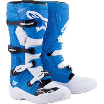 Bottes moto cross ALPINESTARS TECH 5 BLUE/WHITE