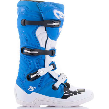 Bottes moto cross ALPINESTARS TECH 5 BLUE/WHITE