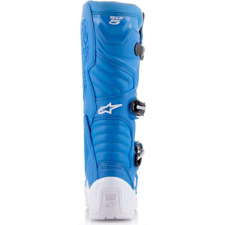 Bottes moto cross ALPINESTARS TECH 5 BLUE/WHITE