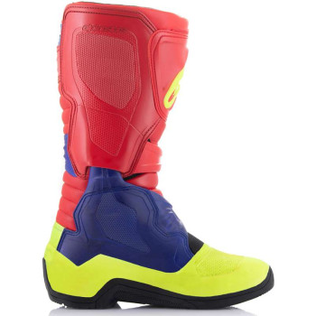 Bottes moto cross ALPINESTARS TECH 3 RED/BLUE/YELLOW