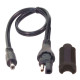 Kit adaptateurs Tecmate O-67 12V SAE DC 2,5 mm (type Gerbing)