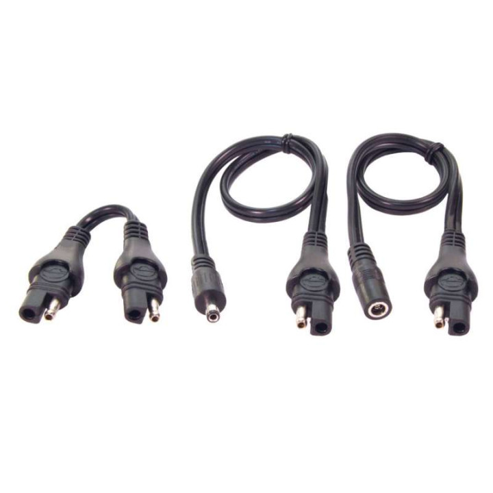 Kit adaptateurs Tecmate O-67 12V SAE DC 2,5 mm (type Gerbing)