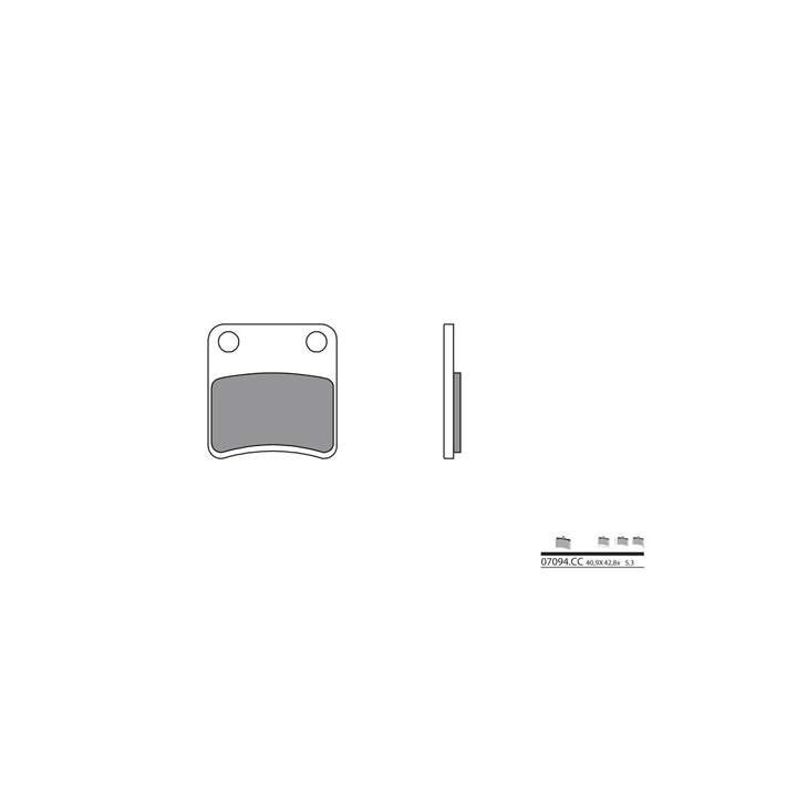 Ceramic Brake Pads BREMBO 07092CC