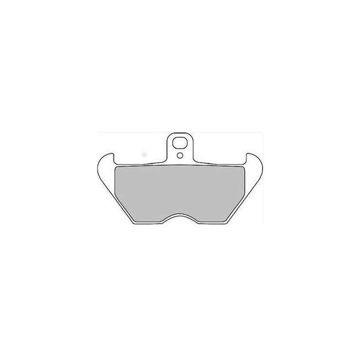 Semi-metal brake pads Nissin 2P-273NS