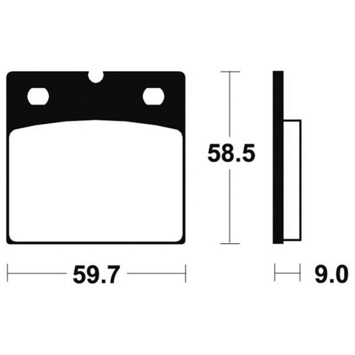 Brake pads motorcycle metal fried Bendix MF54