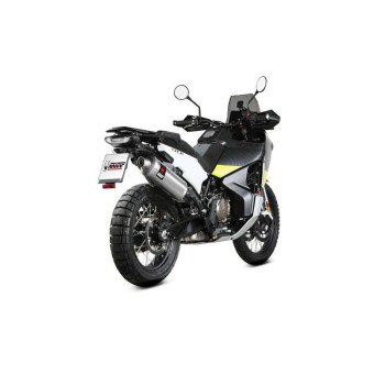 Mivv DAKAR Inox approved muffler (HU.002.LEKX) Husqvarna Norden 901