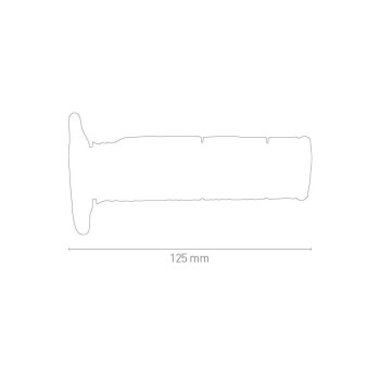Chaft MX black motorcycle grips