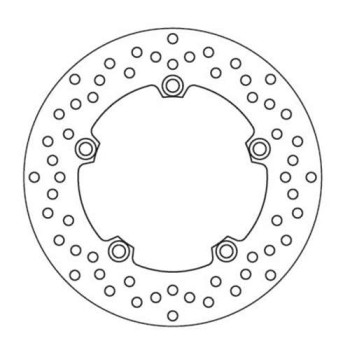 Disque de frein arrière Brembo Série Oro 68B407L0 Yamaha MT-07 MT-09
