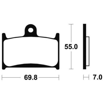 Plaquettes de frein organique BENDIX MA214
