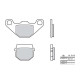 Plaquettes de frein sinter BREMBO 07KA07SD