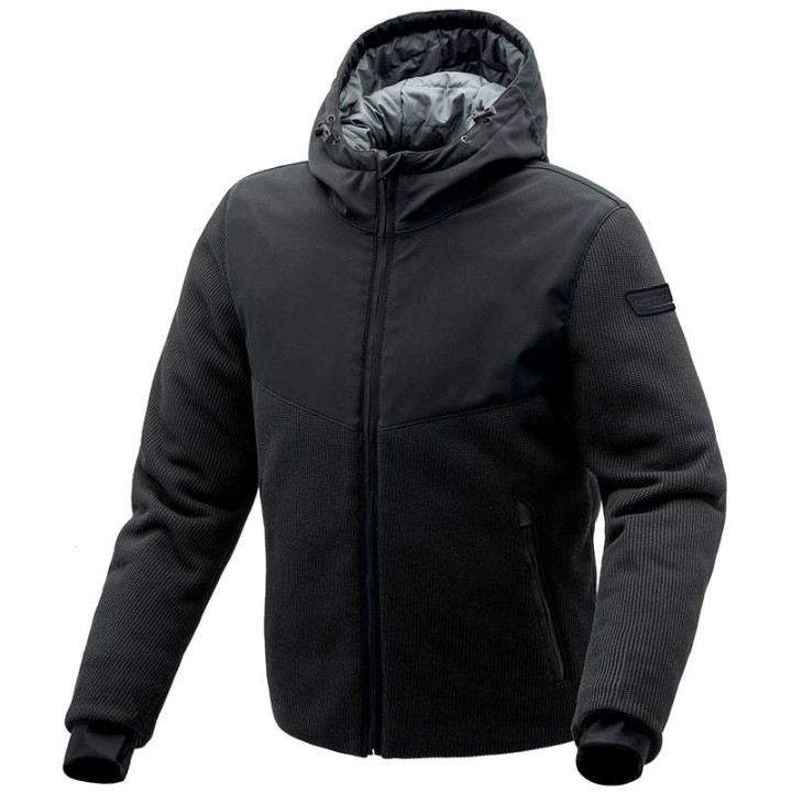 Blouson moto Tucano Urbano BORMIO KNIT Noir