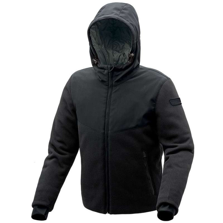 Blouson moto Tucano Urbano BORMIO KNIT Noir
