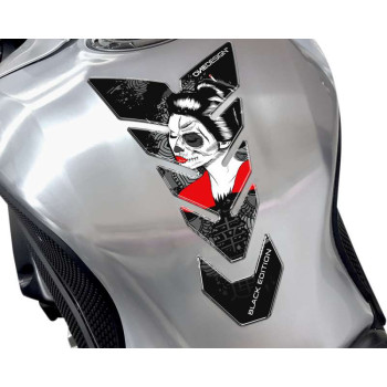 Protection de réservoir moto OneDesign BLACK ED. GEISHA CGBE10P