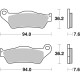Sinter SBS 671HS brake pads