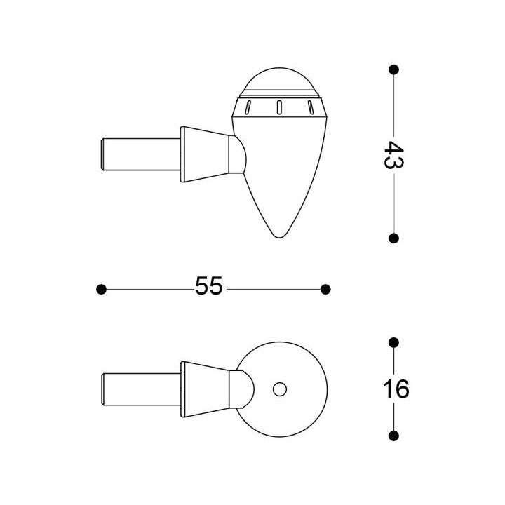 Clignotants moto 3 fonctions Barracuda S-LED 3 B-LUX 