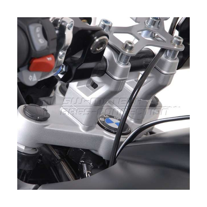 Rehausseur guidon SW-Motech +30mm BMW R1200GS 08-12