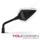 Motorcycle mirrors approved Barracuda R-VERSION Blanc Motorcycle mirrors approved Barracuda R-VERSION Blanc