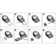 Antivol casque/bagage câble rétractable Kappa KS220 Antivol casque/bagage câble rétractable Kappa KS220