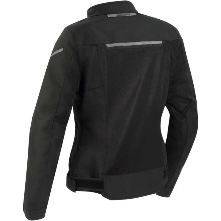 Blouson moto d'été femme Bering LADY OZONE NOIR