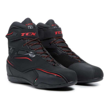 Baskets moto TCX ZETA WP Noir/Rouge