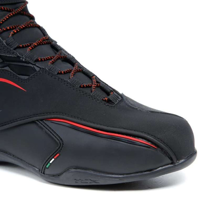 Baskets moto TCX ZETA WP Noir/Rouge