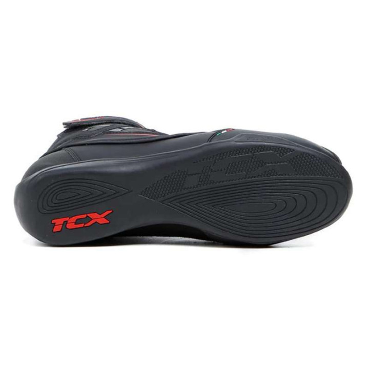 Baskets moto TCX ZETA WP Noir/Rouge