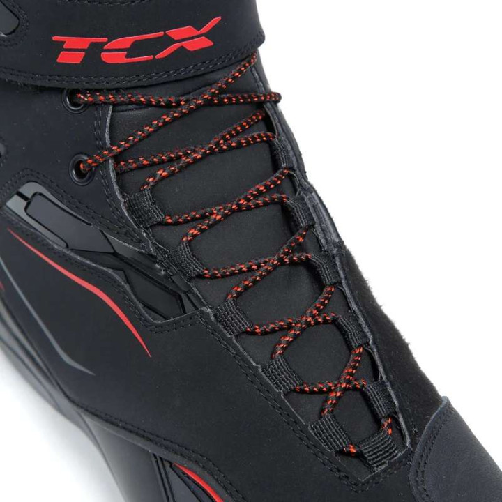 Baskets moto TCX ZETA WP Noir/Rouge