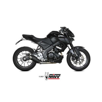 Ligne complète Mivv GP PRO Inox noir (Y.067.LXBP) Yamaha YZF-R125/MT-125