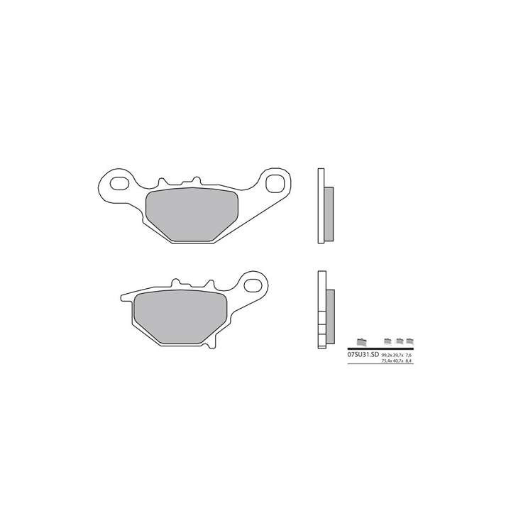 Plaquettes de frein sinter BREMBO 07SU31SD