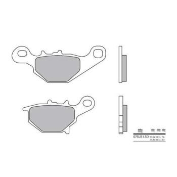 Plaquettes de frein sinter BREMBO 07SU31SD