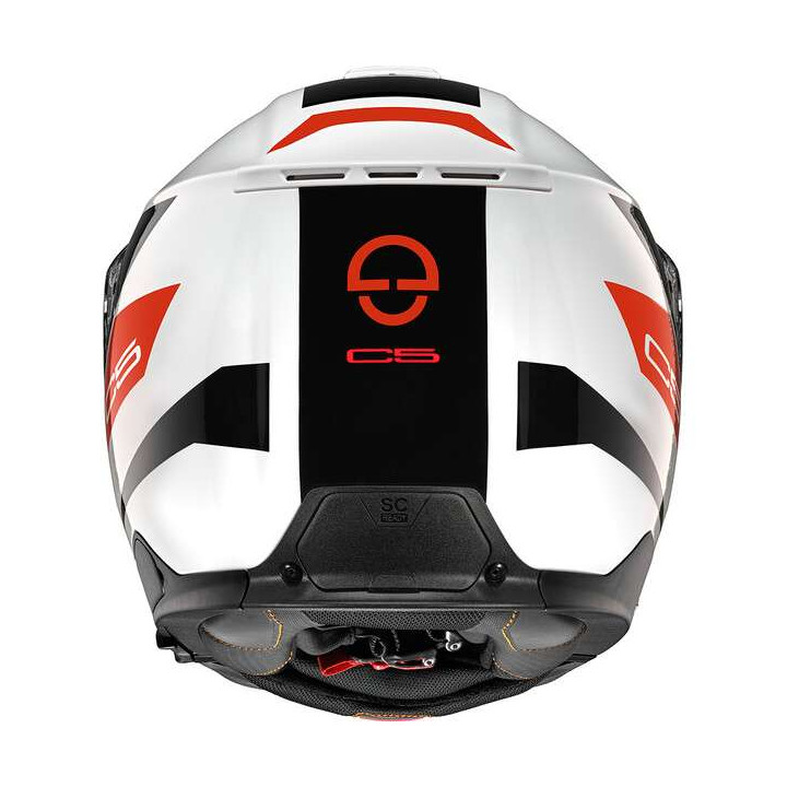 Casque moto modulable Schuberth C5 Eclipse Rouge