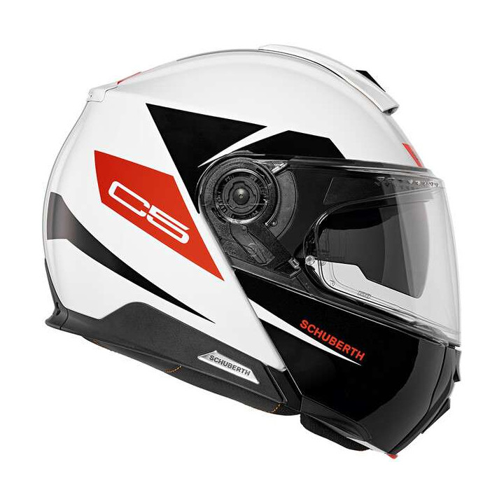 Casque moto modulable Schuberth C5 Eclipse Rouge