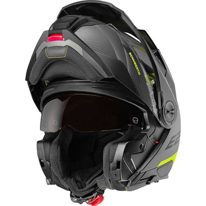 Casque modulable Schuberth E2 DEFENDER YELLOW